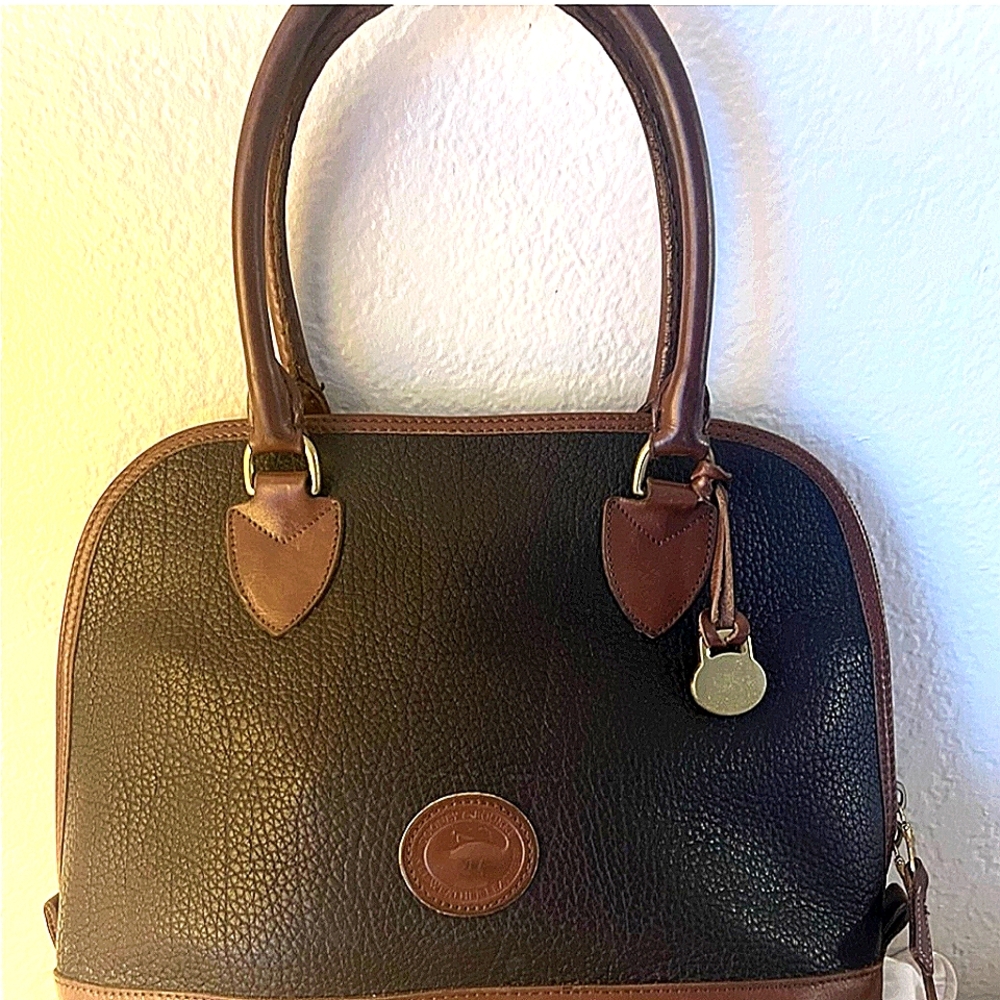 Dooney & Bourke Classic Black Leather Handbag